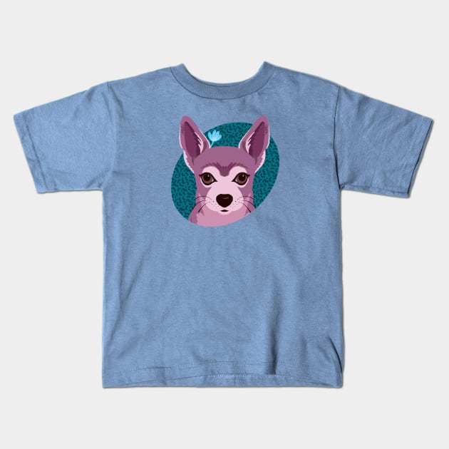 Cute Chihuahua Kids T-Shirt by Annelie